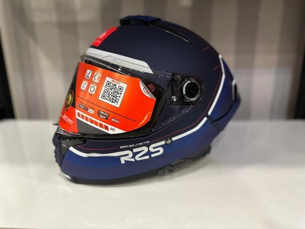 KASK MT THUNDER 4 SV R25 B5 MAT MAVİ/LACİVERT - Image 1