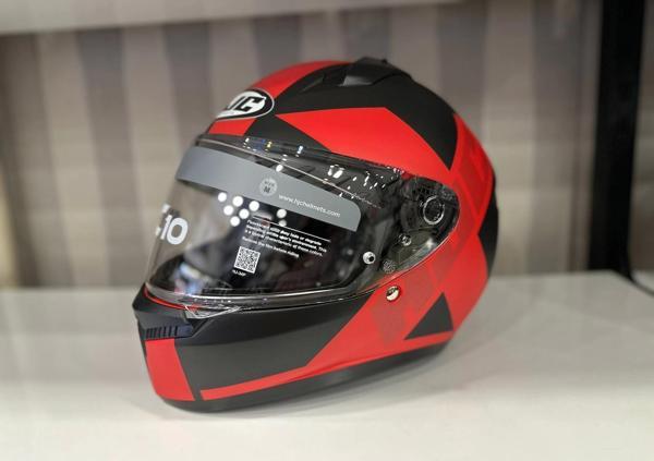 KASK HJC C10 KASK TEZ MC1SF KIRMIZI/SİYAH - Image 1