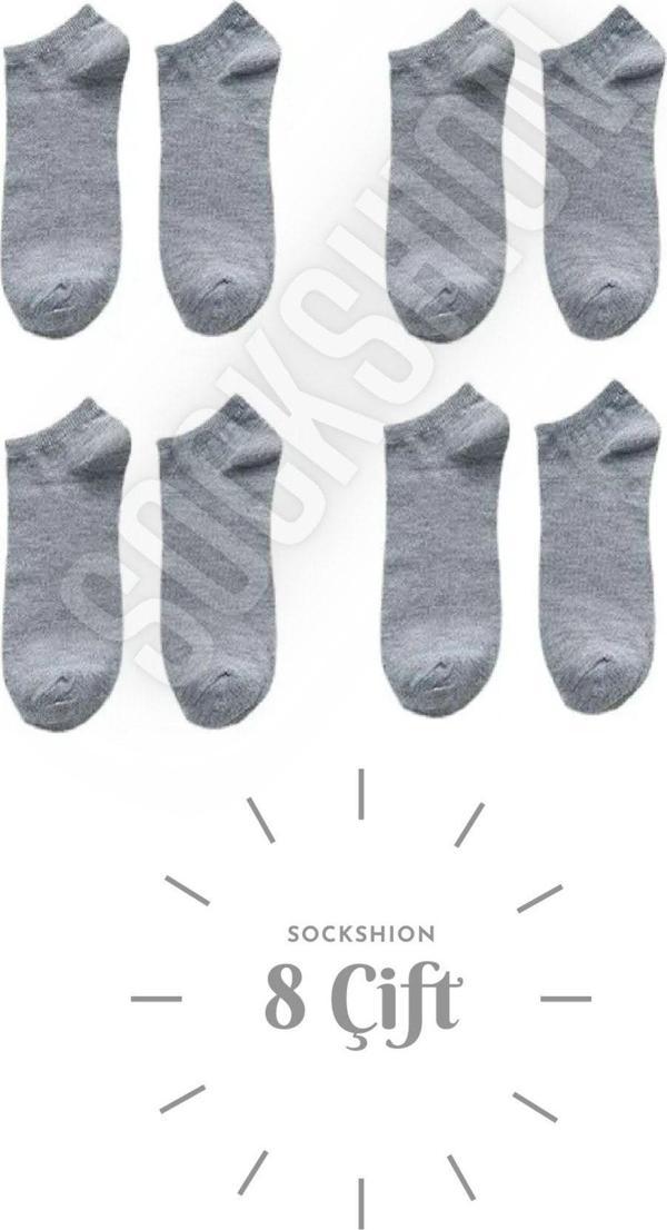 Sockshion Unisex 8 Çift Pamuklu Patik Çorap - Rahat Ve Şık Tasarım - Image 1