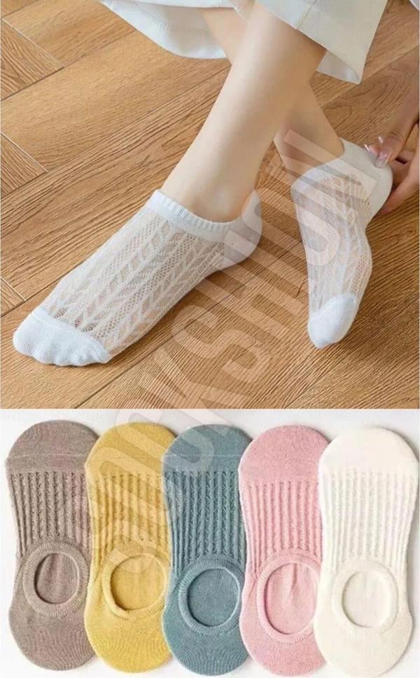 Sockshion Sneakers Görünmez Ultra Hafif Ve Terletmeyen 5'Li Çorap Seti - Image 1