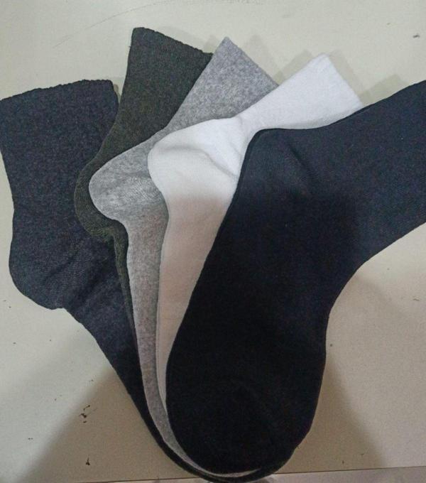 Sockshion Unisex 5'Li Pamuklu Tenis Çorap - Ekstra Rahat Ve Esnek 5 Farklı Renk - Image 1