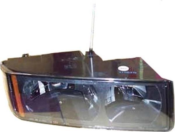 2002-2006 Chevrolet Avalanche Far Lambası Sağ Manuel-Elektrikli Füme Sarı Sinyalli Eagle Eyes Oem No - Image 1
