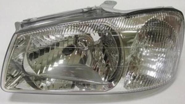 2000-2002 Hyundai Accent Milenyum Far Lambası Sol Manuel (Park Delikli) (H4) (Ayfar) (Adet) (Oem No: - Image 1