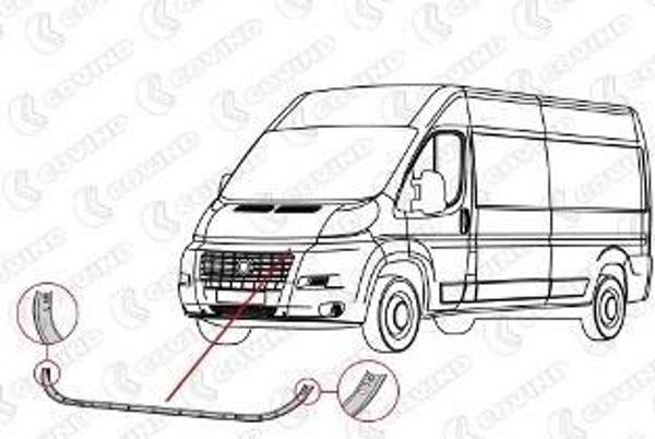 Cıtroen Jumper- 07/13; Ön Tampon Üst Bağlantı Sacı (Oem No: 1347922080) - Image 1