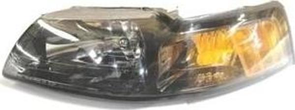 2001-2004 Ford Mustang Far Lambası Sol Manuel (Siyah-Sarı Reflektörlü) (Eagle Eyes) (Adet) (Oem No:3 - Image 1