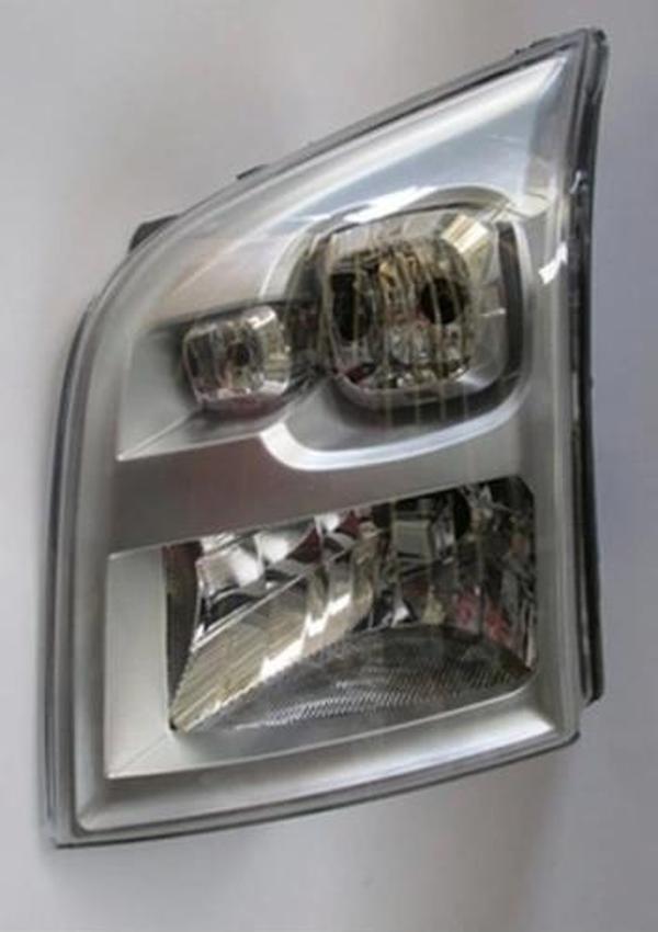 2007-2013 Ford Transit V347 Far Lambası Sol Elektrikli-Manuel Gri 7 Fişli (H4)(Ayfar) (Adet) (Oem No - Image 1
