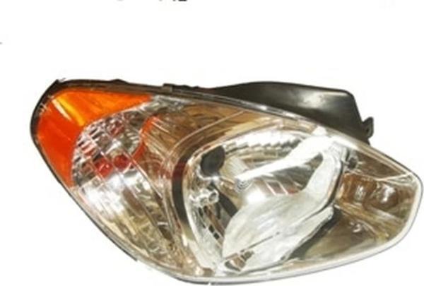 2006-2009 Hyundai Accent Era Far Lambası Sağ Elektrikli-Motorsuz (Sarı Sinyalli) (H4) (Ayfar) (Adet) - Image 1