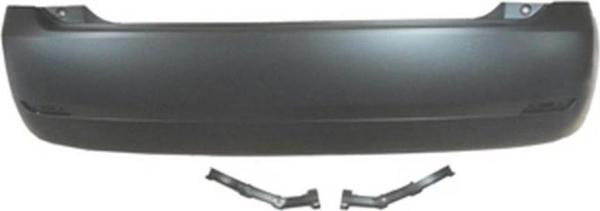 2002-2005 Ford Fiesta Arka Tampon Siyah (Reflektör Delikli Bağlantı Braketleri İle Italya) (Adet) (O - Image 1