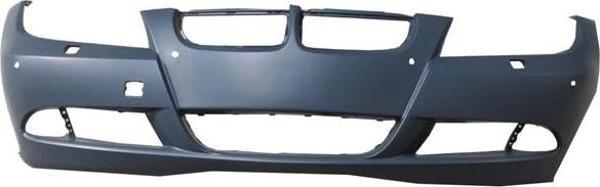 Bmw 3 Serı- E90- 05/09; Ön Tampon Koyu Gri/Astarlı (Sis/Sensör/Far Yıkama Delikli Tw) (Oem No: 51117 - Image 1