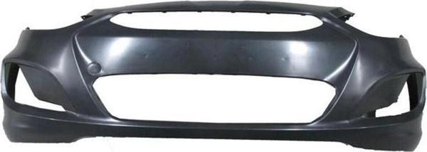 2011-2017 Hyundai Accent Blue Ön Tampon Siyah (Tampon Panjursuz)(Sis Delikli)(My) (Adet) (Oem No:865 - Image 1