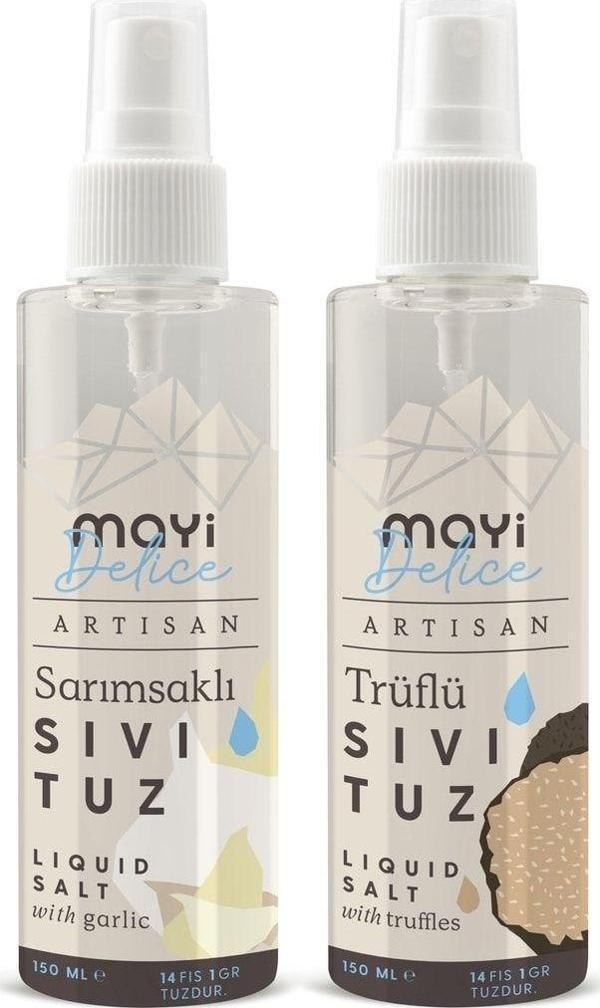 Mayi Tuz Trüflü Ve Sarımsaklı Sıvı Tuz Paketi - Image 1