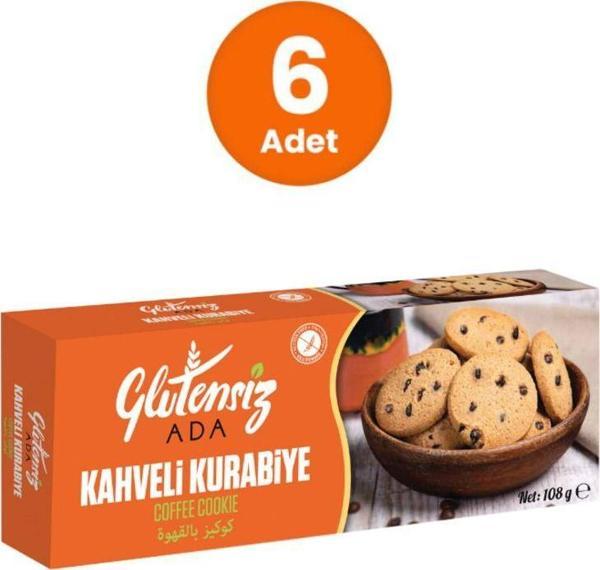 Glutensiz Ada Glutensiz Kahveli Kurabiye 108 Gr (6 Adet) - Image 1