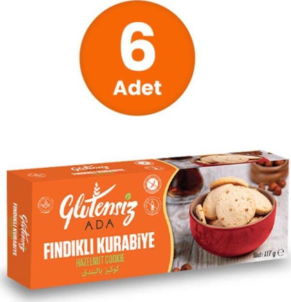Glutensiz Ada Glutensiz Fındıklı Kurabiye 117 Gr (6 Adet) - Image 1