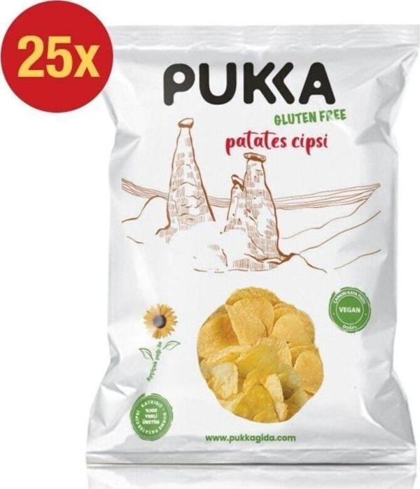 Pukka Doğal Patates Cipsi 25Li Paket - Image 1