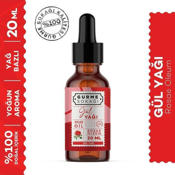 Gurme Sokağı Gül Aroması Yağı 20 Ml - Image 1