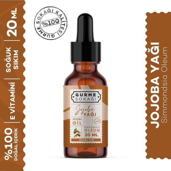 Gurme Sokağı Jojoba Yağı 20 Ml (Soğuk Sıkım) - Image 1