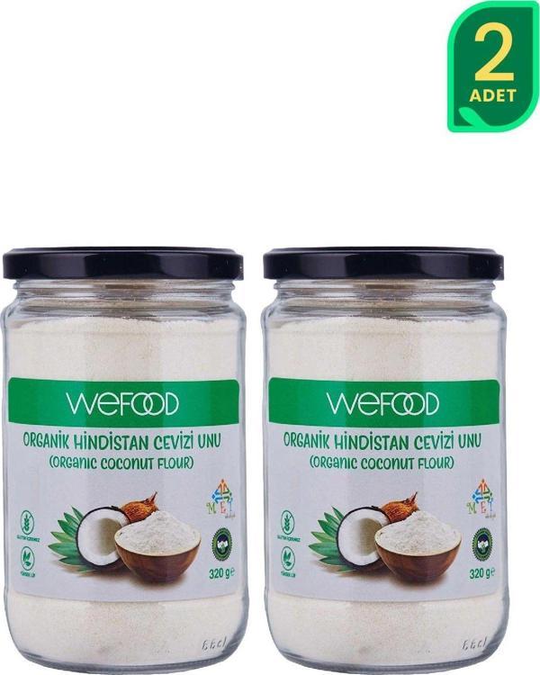 Wefood Organik Hindistan Cevizi Unu 320 Gr 2'Li - Image 1