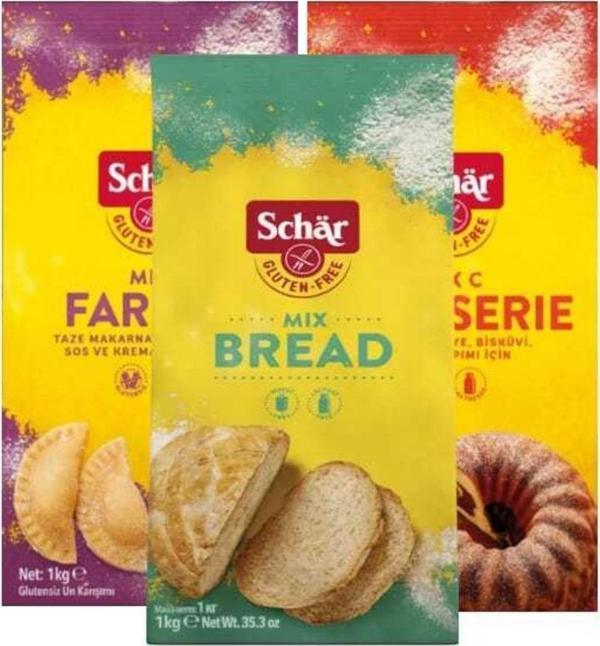 Schar Glutensiz Un Mix B, Mix C, Farina 3 Kg - Image 1