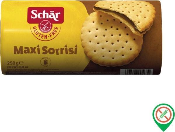 Schar Maxi Sorrisi Kakao Kremalı Bisküvi 250 Gr - Image 1