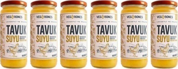 Veg&Bones Tavuk Suyu 480Ml 6'Lı Paket - Image 1
