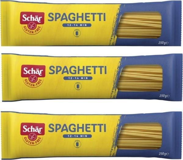 Schar Gluten Free Spaghetti , Glutensiz Spaghetti 250 Gr X 3 Ad - Image 1