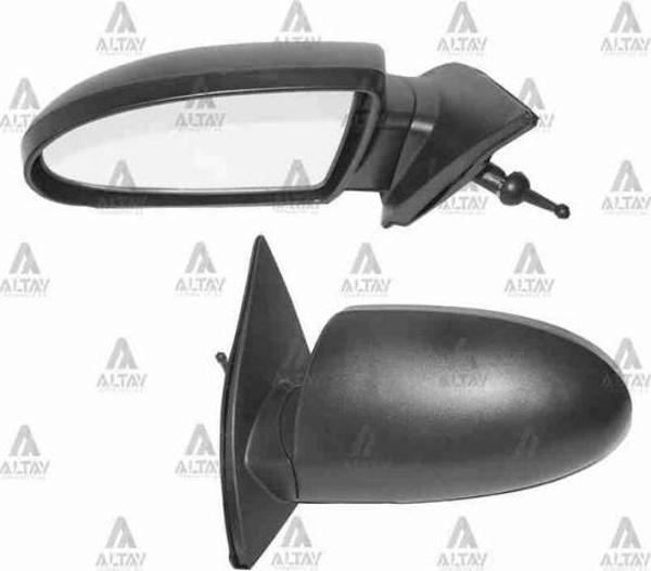 Ayna Dış Dikiz Accent 2006-2011 Era Manuel (Mat Siyah) Sol (1 Adet) (Oem No: 87610-1E020Ca) - Image 1