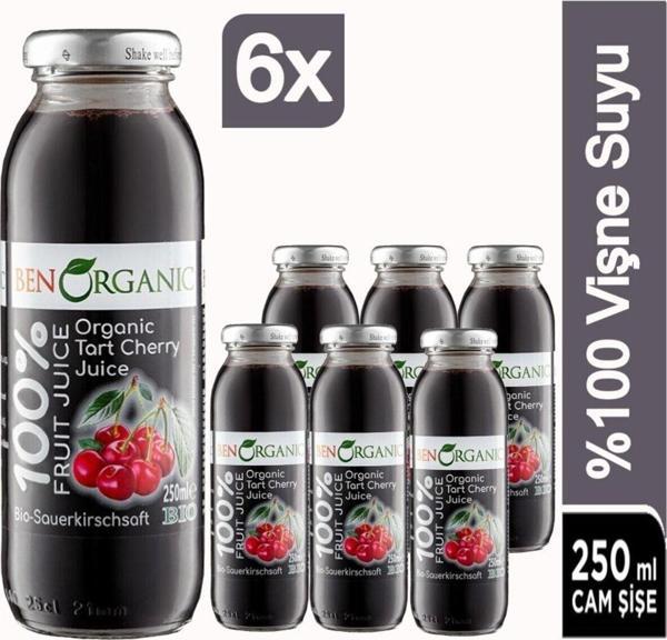 Benorganic Organik Vişne Suyu 6X250Ml - Image 1