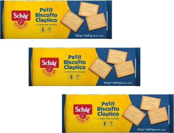 Schar Glütensiz Petit Biscotto Classico Tereyağlı Bisküvi 165 G 3 Adet - Image 1