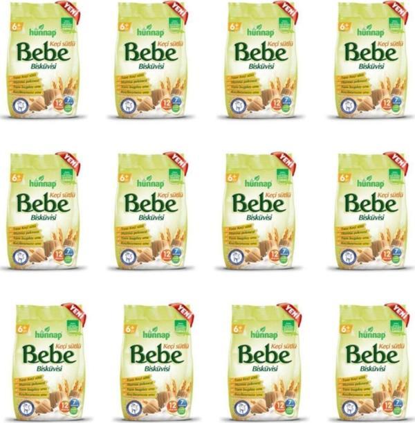 Hünnap Bebe Bisküvisi 200 Gram×12 Adet - Image 1