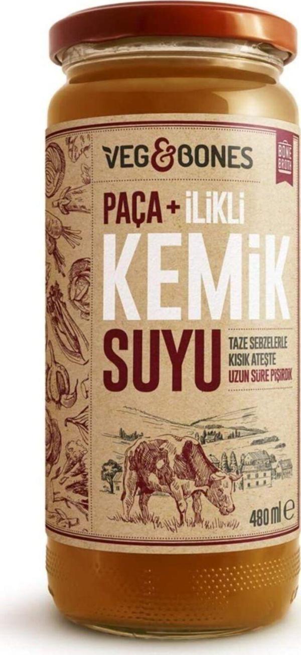 Veg&Bones Paça İlikli Kemik Suyu 480 Ml ( 1 Adet ) - Image 1