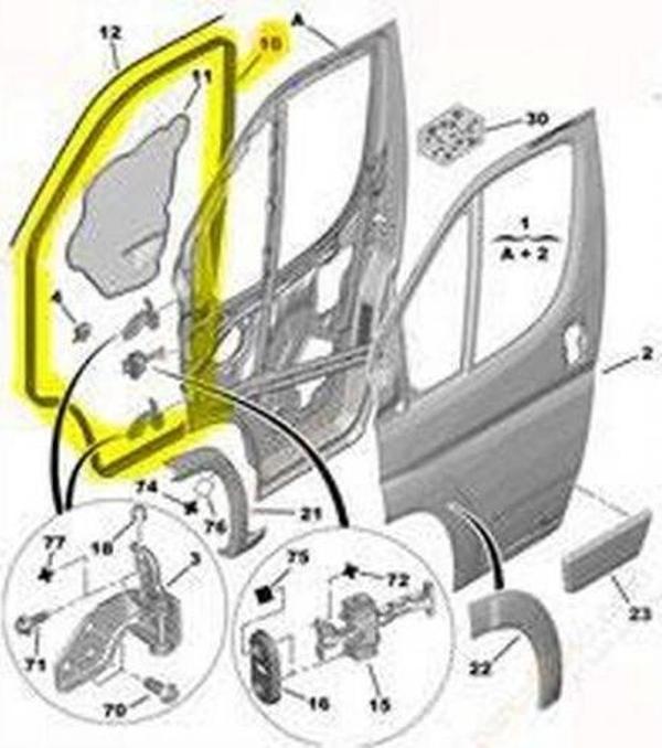Kapı Fitili Ön Jumper I 94-02 (Oem No: 9025Gy) - Image 1