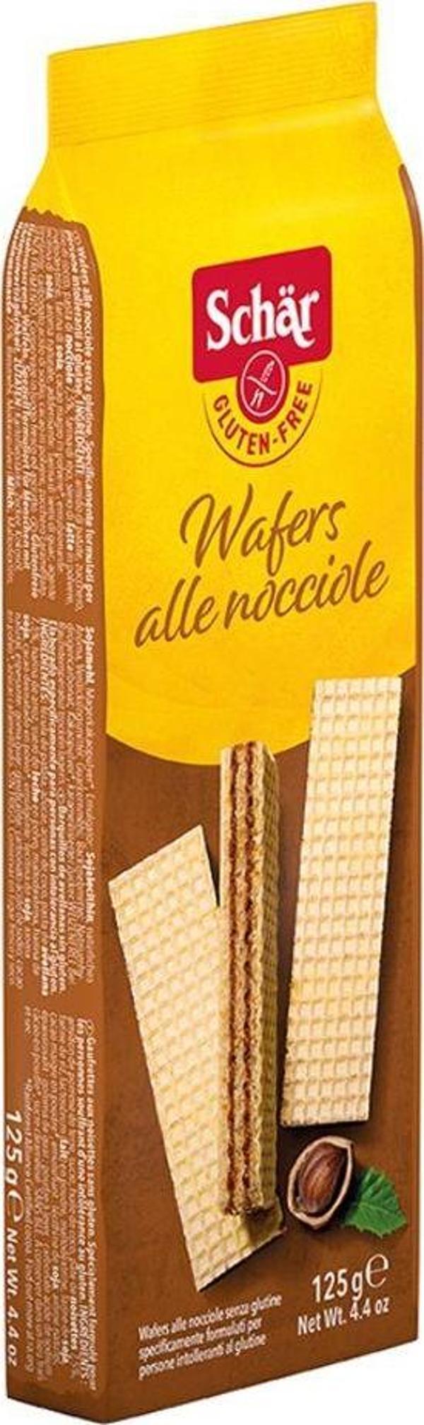 Schar Wafers Alla Nocciole Glutensiz Fındıklı Gofret 125 Gr - Image 1