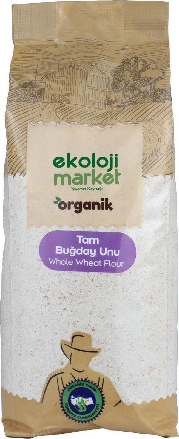 Ekoloji Market Organik Tam Buğday Unu 750Gr - Image 1