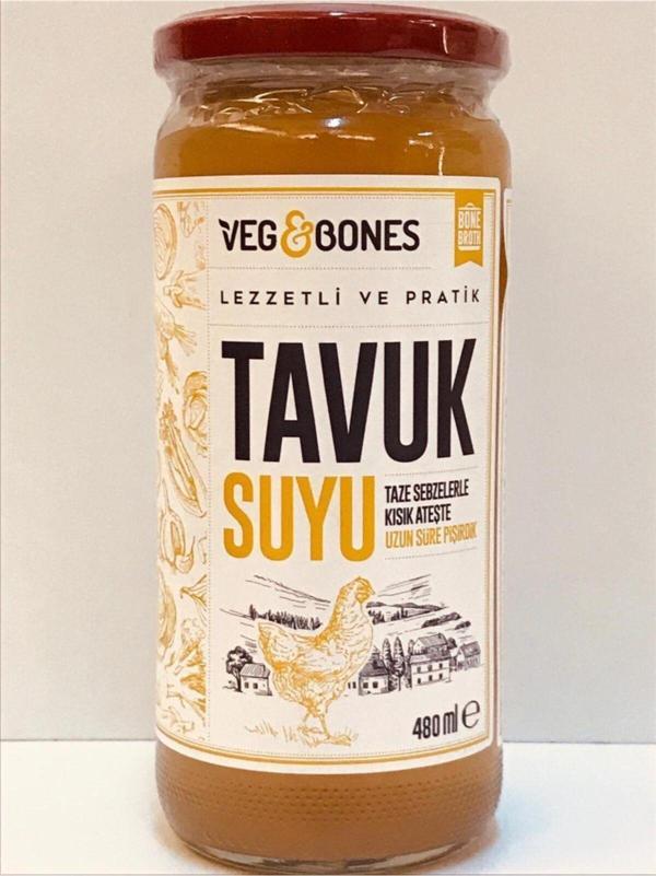 Veg&Bones Veg & Bones Tavuk Suyu 6*480 Ml - Image 1
