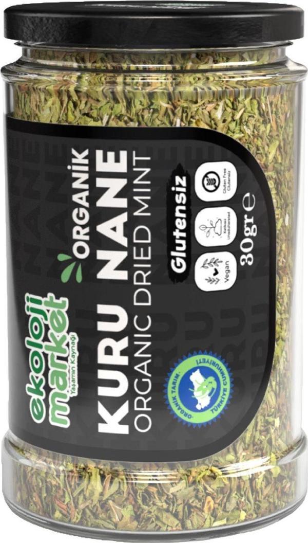 Ekoloji Market Organik Glutensiz Kavanoz Nane 30 Gr - Image 1