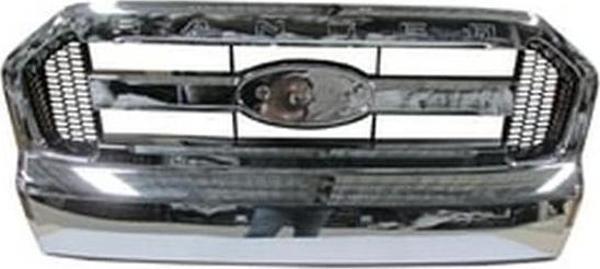 2016-2018 Ford Ranger Pıck Up- Ön Panjur Nikelajlı (İç Petekleri Siyah) (Fpı) (Adet) (Oem No:Eb3B8W2 - Image 1