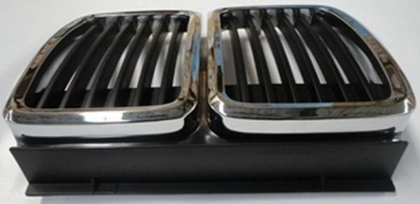 1984-1991 Bmw 3 Serisi Ön Panjur Orta Nikelajlı-Siyah (Tw) (Adet) (Oem No:51131884350) - Image 1