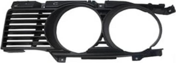 1988-1993 Bmw 5 Serı E34- Ön Panjur Siyah Sağ (Yuvarlak Farlı Tip) (Tyg) (Adet) (Oem No:51131944138) - Image 1