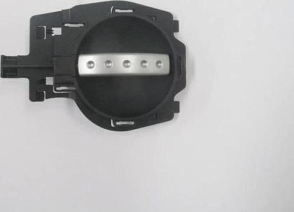 2003-2009 Cıtroen C3 Ön Kapı İç Açma Kolu Sol Siyah Elceği Gümüş Gri Hushan Oem No: - - Image 1