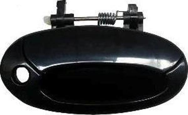 1998-2001 Hyundai Elantra Ön Kapı Dış Açma Kolu Sağ Siyah Segmanlı Tip (Boyanır Tip) (Adet) (Oem No: - Image 1