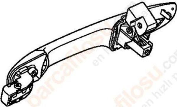 Kapı Kolu Cıty 09-13 Ön Dış Sağ Krom (Oem No: 72140-Tm0-T51) - Image 1