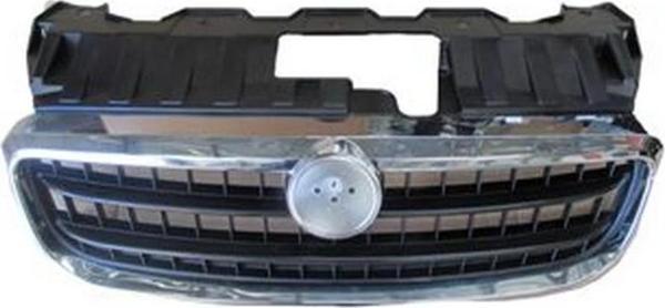 2012-2017 Fiat Linea Ön Panjur Siyah Nikelaj Çerçeveli (Orta Çıtaları Siyah) (Adet) (Oem No:73557861 - Image 1