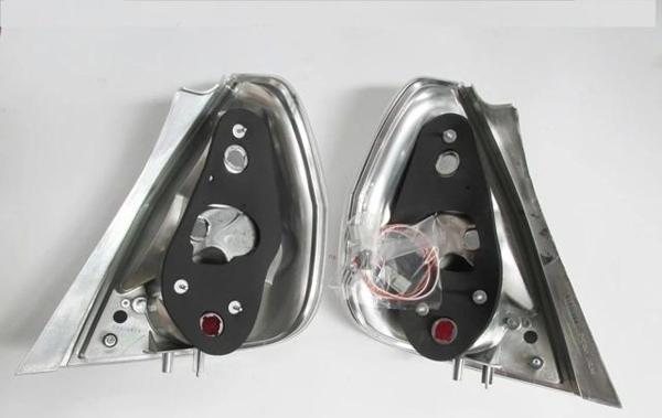 2001-2008 Honda Jazz Modifiye Stop Lambası Sağ-Sol Set 2 Parça Beyaz-Nikelajlı (Tyc) (Adet) - Image 1