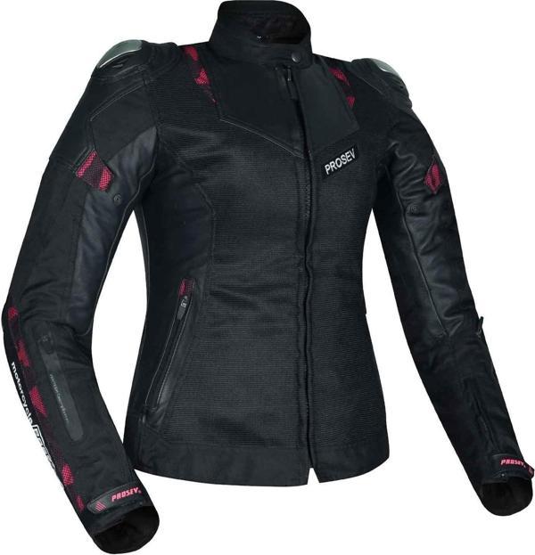 Prosev W51A Rose Kadın Deri Motosiklet Montu - Image 1