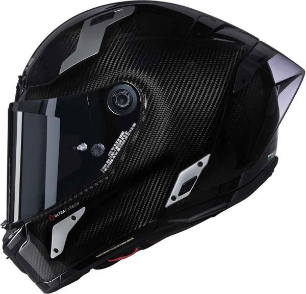 NOLAN X-804 RS ARGENTO  332 KARBON KAPALI KASK PARLAK - Image 1
