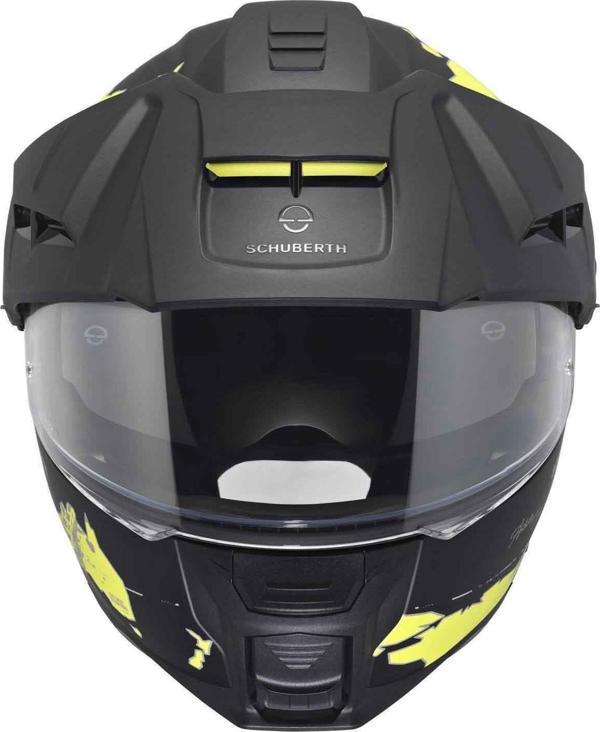 Schuberth E2 Atlas Yellow Çene Açılır Kask - Image 1