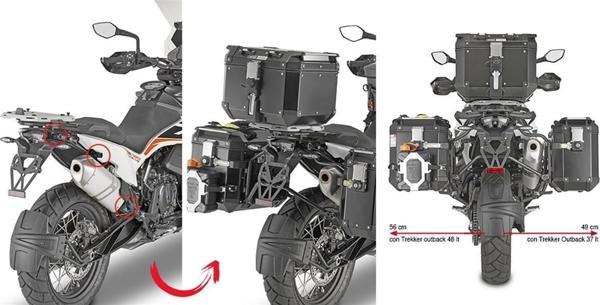 Givi PLOR7710CAM KTM 790 ADVENTURE (19-20) - ADVENTURE R (19-20) Yan Çanta Taşıyıcı - Image 1