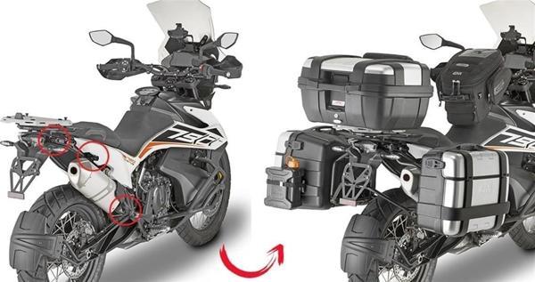 Givi PLOR7710MK KTM 790 ADVENTURE (19-20) - ADVENTURE R (19-20) Yan Çanta Taşıyıcı - Image 1
