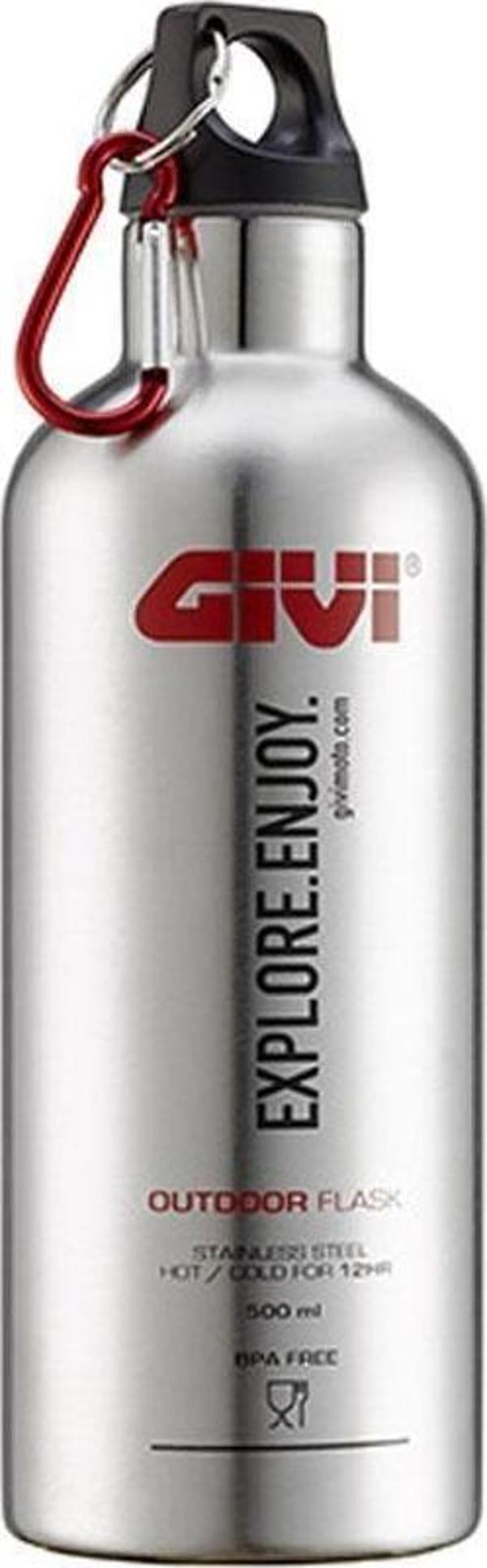 Givi STF500S Alüminyum Matara Suluk - TREKKER OUTBACK 37-42-48-58 - TRK33 - TRK46 - Image 1