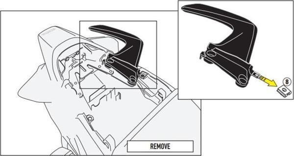 Givi 1132KIT HONDA VFR 800 F (14-20) Yan Çanta Taşıyıcı Bağlantı Kiti - Image 1